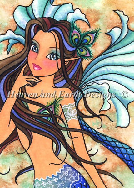 QS Exotic Peacock Mermaid - Click Image to Close